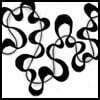 Zentangle pattern: Gra-Vee. Image © Linda Farmer and TanglePatterns.com