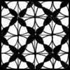 Zentangle pattern: Ha-nuka