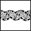 Zentangle pattern: Harmoony. Image © Linda Farmer and TanglePatterns.com. ALL RIGHTS RESERVED. You may use this image for your personal non-commercial reference only. The unauthorized pinning, reproduction or distribution of this copyrighted work is illegal.