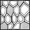 Zentangle pattern: Hayastone. Image © Linda Farmer and TanglePatterns.com. ALL RIGHTS RESERVED. You may use this image for your personal non-commercial reference only. The unauthorized pinning, reproduction or distribution of this copyrighted work is illegal.
