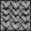 Zentangle pattern: Heartstrings. Image © Linda Farmer and TanglePatterns.com. ALL RIGHTS RESERVED. You may use this image for your personal non-commercial reference only. The unauthorized pinning, reproduction or distribution of this copyrighted work is illegal.