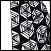 Zentangle pattern: HekZee