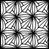 Zentangle pattern: Hi-Cs