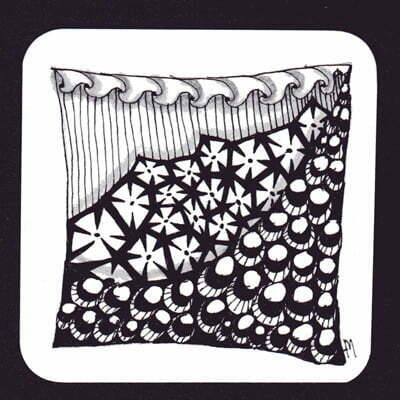 Holly Moseley's completed Zentangle