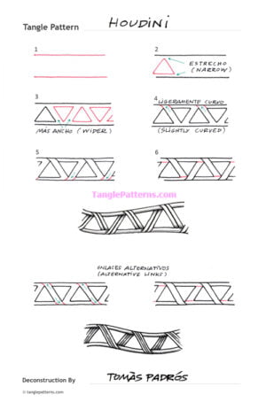 How To Draw Houdini Tanglepatterns