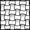 Zentangle pattern: HUGGINS