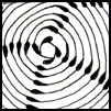 Zentangle pattern: Hurakan. Image © Linda Farmer and TanglePatterns.com. ALL RIGHTS RESERVED. You may use this image for your personal non-commercial reference only. The unauthorized pinning, reproduction or distribution of this copyrighted work is illegal.