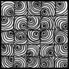Zentangle pattern: Hypnotic. Image © Linda Farmer and TanglePatterns.com. ALL RIGHTS RESERVED. You may use this image for your personal non-commercial reference only. The unauthorized pinning, reproduction or distribution of this copyrighted work is illegal.