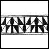 Zentangle pattern: IMOJ. Image © Linda Farmer and TanglePatterns.com. ALL RIGHTS RESERVED. You may use this image for your personal non-commercial reference only. The unauthorized pinning, reproduction or distribution of this copyrighted work is illegal.