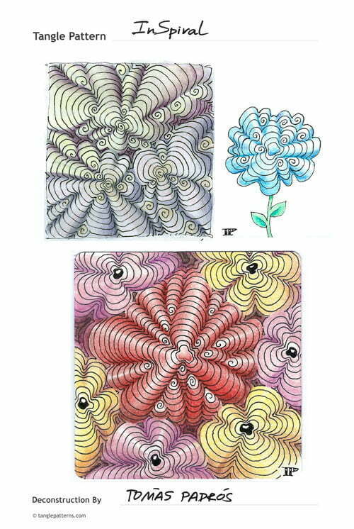 How to draw INSPIRAL « TanglePatterns.com