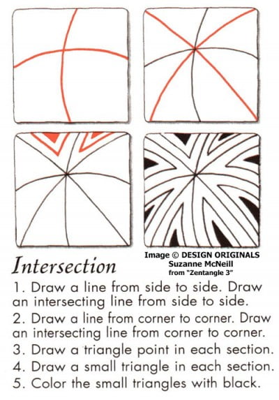 How to draw INTERSECTION « TanglePatterns.com