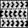 Zentangle pattern: Jajazz. Image © Linda Farmer and TanglePatterns.com