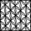Zentangle pattern: Japan Diamond