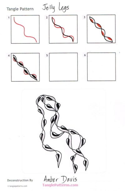 How to draw JELLY LEGS « TanglePatterns.com
