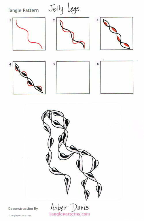 Image copyright the artist and used with permission, ALL RIGHTS RESERVED. Please feel free to refer to the steps images to recreate this tangle in your personal Zentangles and ZIAs, or to link back to this page. However the artist and TanglePatterns.com reserve all rights to these images and they should not be publicly pinned, reproduced or republished. Thank you for respecting these rights. Click the image for an article explaining copyright in plain English.