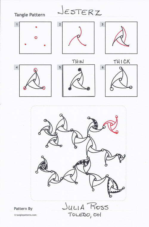 How to draw JESTERZ by Julia Ross