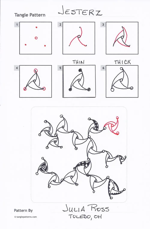 How to draw JESTERZ by Julia Ross