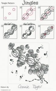 How to draw JINGLES « TanglePatterns.com
