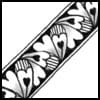 Zentangle pattern: Josephine. Image © Linda Farmer and TanglePatterns.com. ALL RIGHTS RESERVED. You may use this image for your personal non-commercial reference only. The unauthorized pinning, reproduction or distribution of this copyrighted work is illegal.
