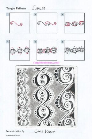 How to draw JUBILEE « TanglePatterns.com