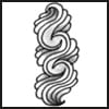 Zentangle pattern: Jura. Image © Linda Farmer and TanglePatterns.com. ALL RIGHTS RESERVED. You may use this image for your personal non-commercial reference only. The unauthorized pinning, reproduction or distribution of this copyrighted work is illegal.