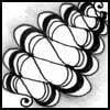 Zentangle pattern: Kandy Ribnz