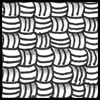 Zentangle pattern: Keeko