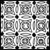 Zentangle pattern: Kirkland.
