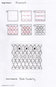 How to draw KIZZMET « TanglePatterns.com