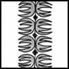Zentangle pattern: Kloorz - © Linda Farmer and TanglePatterns.com