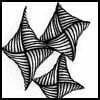 Zentangle pattern: Knot Rickz. Image © Linda Farmer and TanglePatterns.com. ALL RIGHTS RESERVED. You may use this image for your personal non-commercial reference only. The unauthorized pinning, reproduction or distribution of this copyrighted work is illegal.