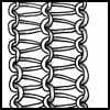 Zentangle pattern: Knyt
