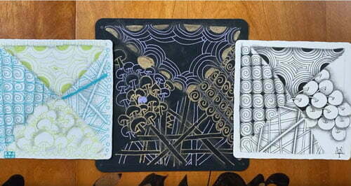 KTT 026 - Zentangle Apprentice with Molly, Indy and Mazzy