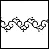Zentangle pattern: La Bel