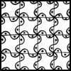 Zentangle pattern: Lacee