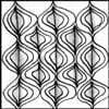 Zentangle pattern: Lantern-Pho