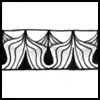Zentangle pattern: LeafAndDart. Image © Linda Farmer and TanglePatterns.com. ALL RIGHTS RESERVED. You may use this image for your personal non-commercial reference only. The unauthorized pinning, reproduction or distribution of this copyrighted work is illegal.