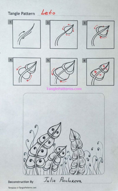 How To Draw Leto Tanglepatterns