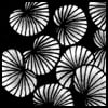 Zentangle pattern: Lilypads