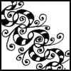 Zentangle pattern: LinQ