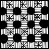 Zentangle pattern: Longwood