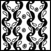 Zentangle pattern: Maylea