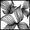 Zentangle pattern: Meringue. Image © Linda Farmer and TanglePatterns.com