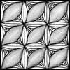 Zentangle pattern: Merryweather