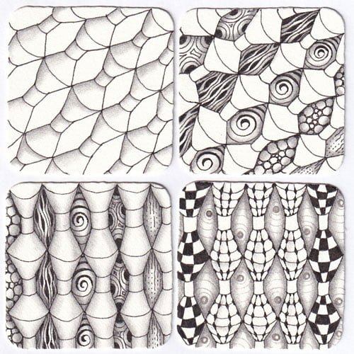 Zentangle Pen & Tile Set Artist Tool