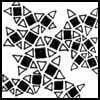 Zentangle pattern: Miander