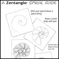 It s Spiralicious A Zentangle Spiral Guide TanglePatterns