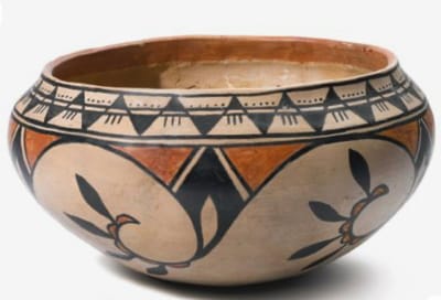 Maria Martinez pottery on Sotheby's