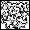 Zentangle pattern: Morf. Image © Linda Farmer and TanglePattern