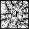 Zentangle pattern: Mr.E